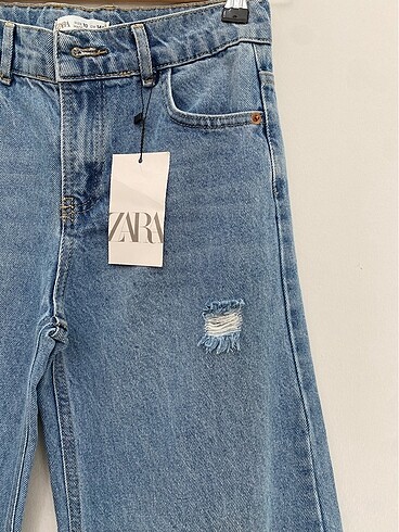 9 Yaş Beden Zara palazzo yırtmaç detaylı pantolon