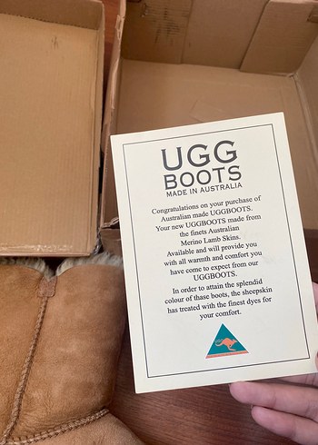 Ugg Orijinal ugg taba renk bot