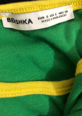 Bershka Kısa Kollu Kadın Crop Tişört - Görsel 4