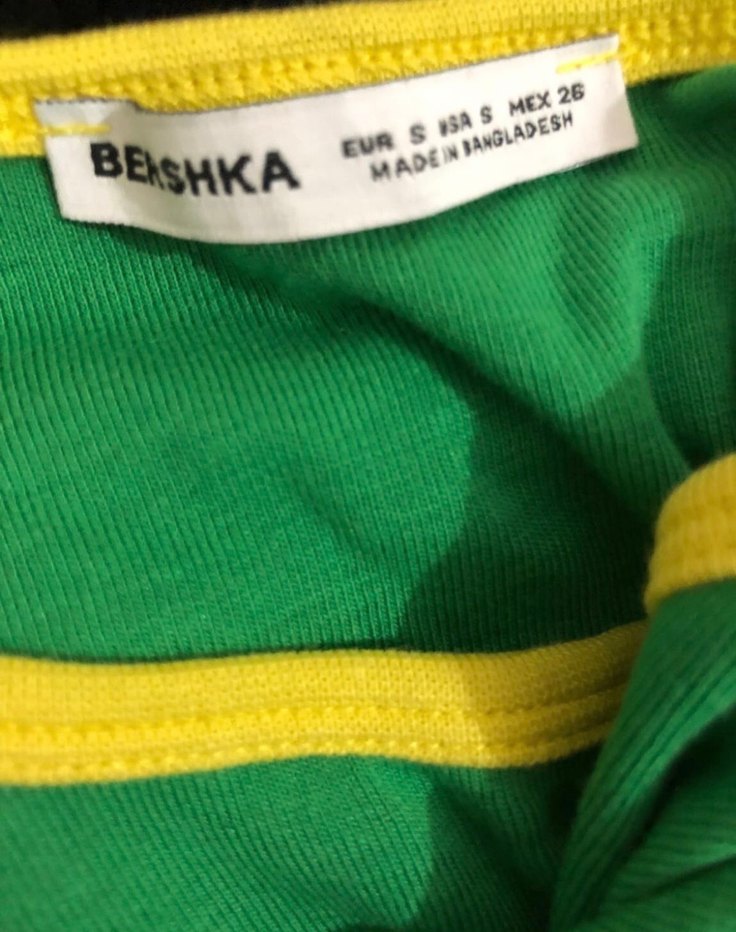 Bershka Kısa Kollu Kadın Crop Tişört - Görsel 4