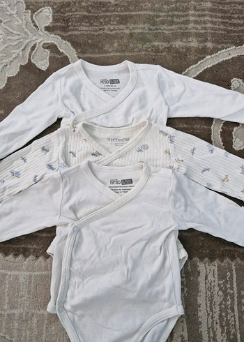 Uzun Kollu Pamuklu Bebek Body Seti - Görsel 2