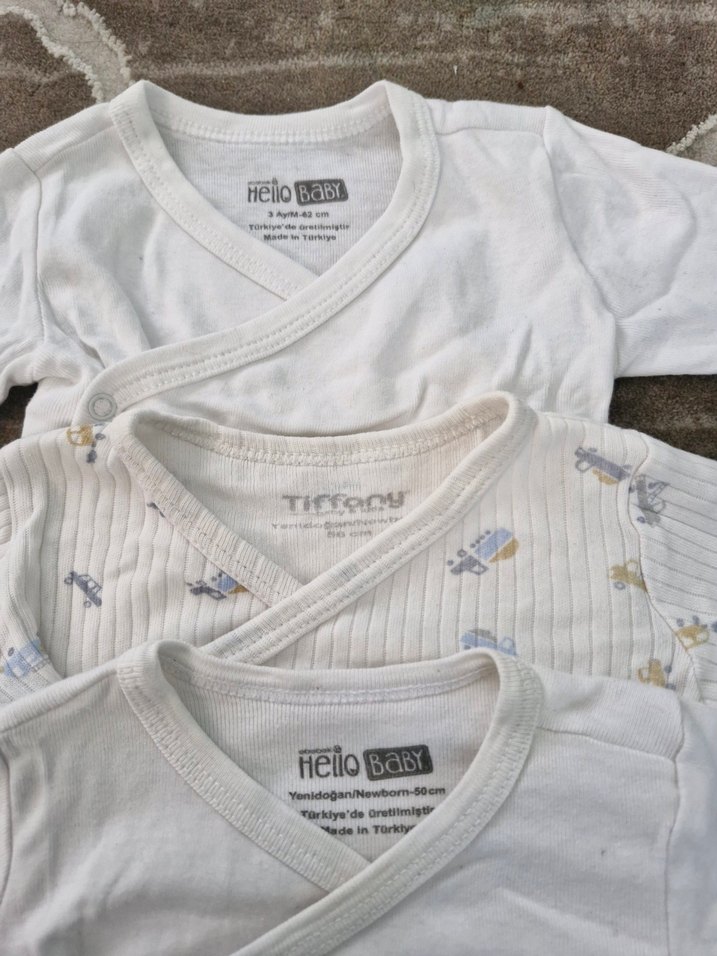 Uzun Kollu Pamuklu Bebek Body Seti - Görsel 3