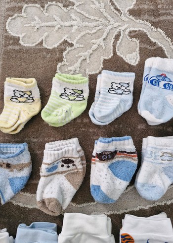 Gri Erkek Çocuk Çorapları Seti - Görsel 2