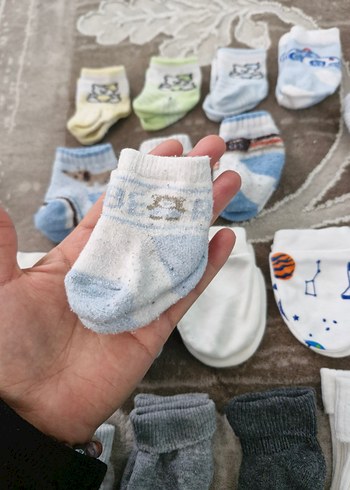 Gri Erkek Çocuk Çorapları Seti - Görsel 6