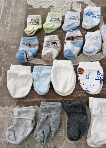 Gri Erkek Çocuk Çorapları Seti - Görsel 5