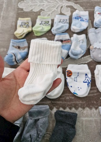 Gri Erkek Çocuk Çorapları Seti - Görsel 7