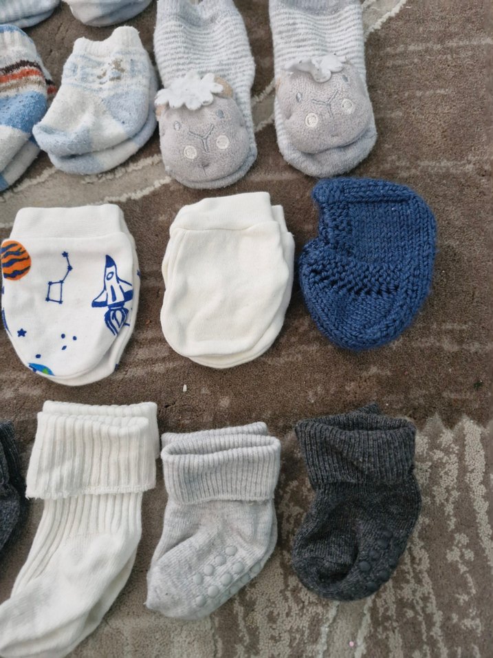 Gri Erkek Çocuk Çorapları Seti - Görsel 4