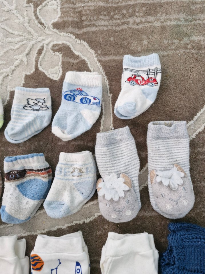 Gri Erkek Çocuk Çorapları Seti - Görsel 3