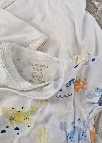 Baskılı Kısa Kollu Bebek Body Seti - Görsel 2