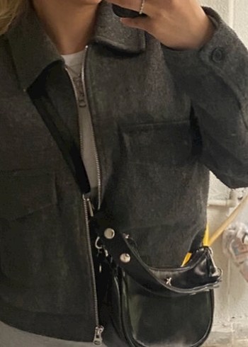 m Beden Bershka Gri Ceket