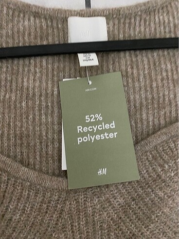 m Beden M beden h&m elbise etiketli