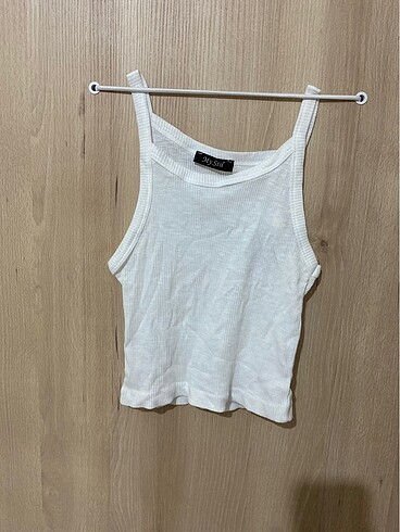 S beden beyaz crop TEK FİYAT 50 TL