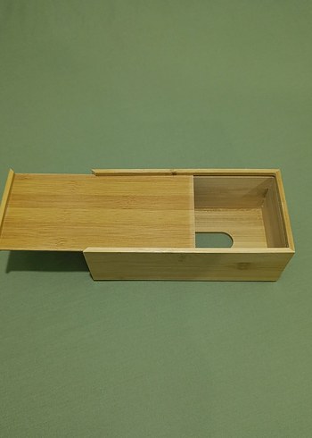 Bej Ahşap peçetelik - Görsel 2