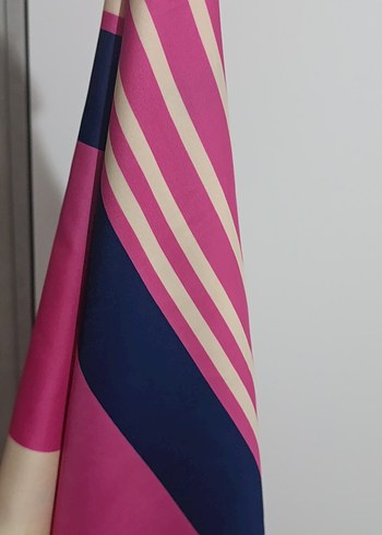 pembe polo eşarp - Görsel 4