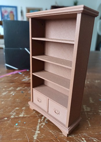 3d minyatür kitaplık