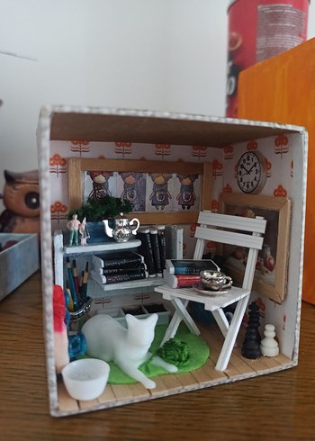 Beden Beyaz Mini Ev Model Kiti