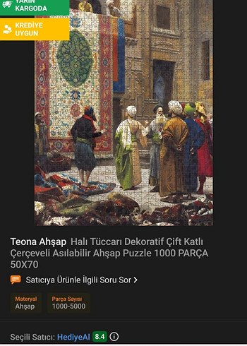 Renkli Tarihi Temalı Puzzle - Görsel 2