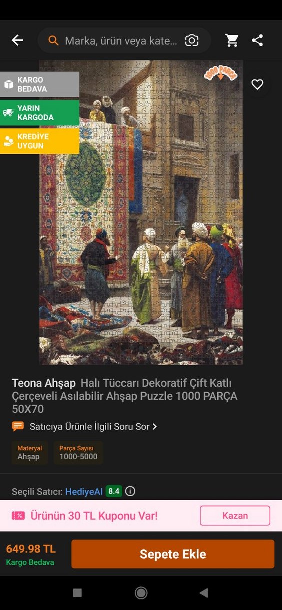 Renkli Tarihi Temalı Puzzle - Görsel 2