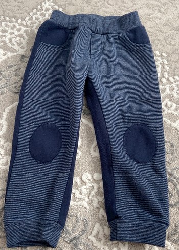 Gri Erkek Çocuk Örme Denim Pantolon