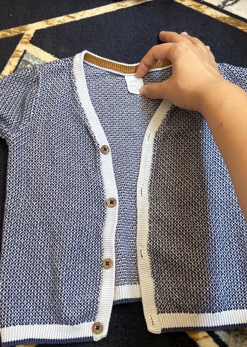 Düğmeli Erkek Çocuk Bohem Tarz Hırka