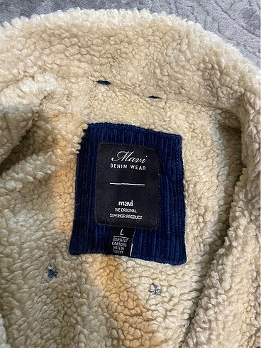 Mavi Jeans Mavi jeans kadife sıcak tutar mont
