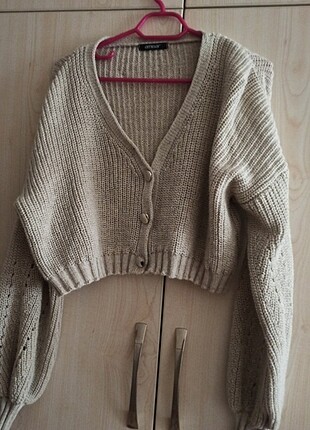 Crop hırka