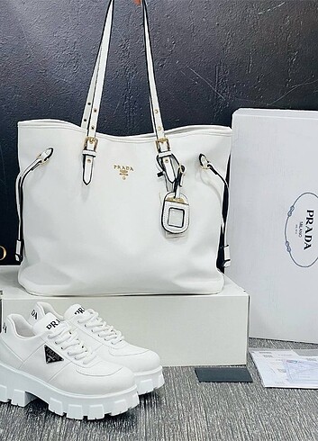 36 Beden çeşitli Renk PRADA İKİLİ SET PREMIUM İTHAL