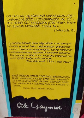 Beden İmam Gazali - Gıybet ve Haset Kitabı