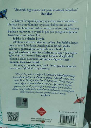 Sadako ve Kağıttan Bin Turna Kuşu - Kitap - Görsel 10