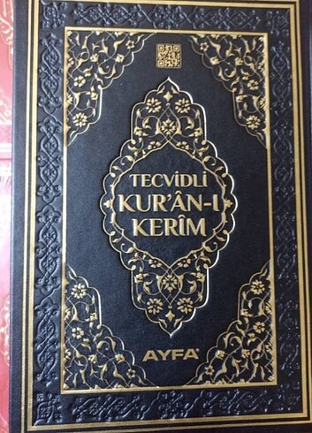  TEVCİDLİ ORTABOY KURANİ KERİM . SIFIR.