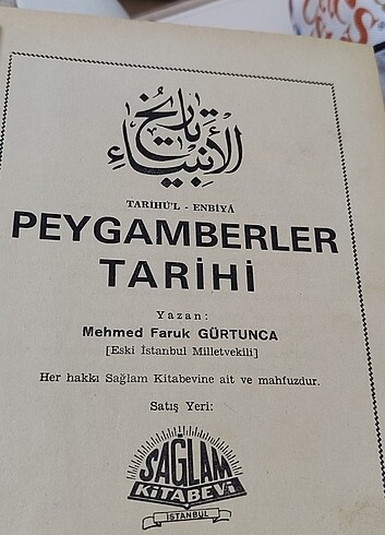  Beden PEYGAMBERLER TARİH İ .(ALTIPARMAK. ) 