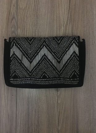 m Beden siyah Renk H&M clutch
