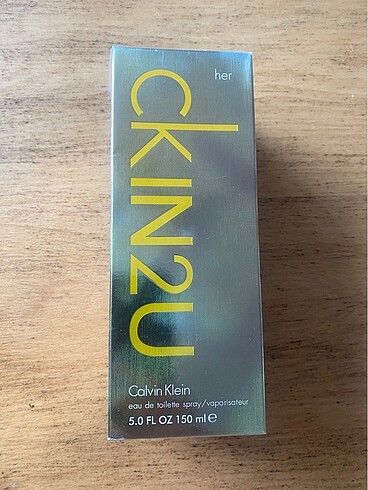  Beden Orijinal Calvin Klein IN2U Kadın Parfüm 150 ml