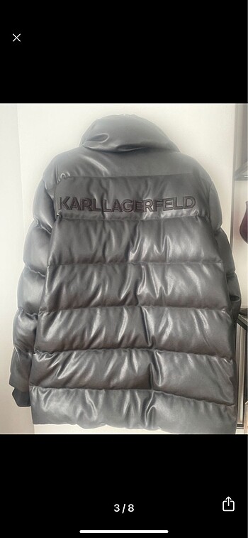 s Beden Karl Lagerfeld Ördek Tüyü Oversize Mont