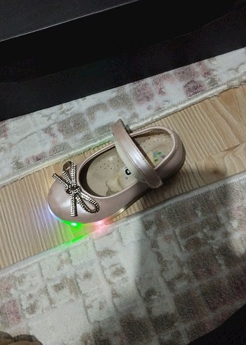 Kız Çocuk Bej Tokalı Babet Ayakkabı - Görsel 3