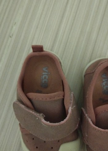 Kız Bebek İlk Adım Ayakkabısı Velcro Bantlı - Görsel 2