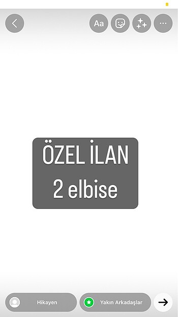 2 ELBİSE