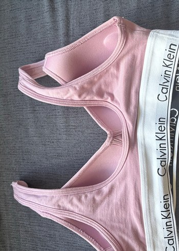 Calvin Klein Pembe Spor Sütyeni - Görsel 3
