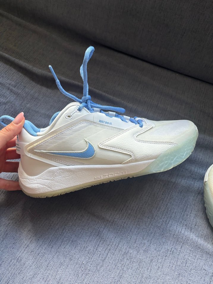 Nike Beyaz mavi voleybol/basketbol ayakkabısı - Görsel 3