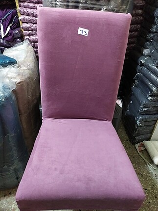 6-adet SÜET sandalye kılıfları