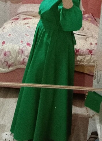 Yeşil Mevlana elbise