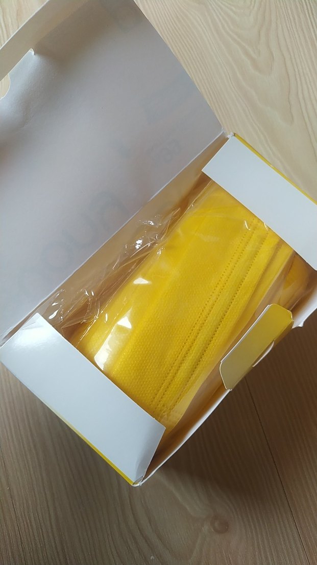 Evony Sarı Yumuşak Kulaklı Cerrahi Maske s/m - Görsel 3