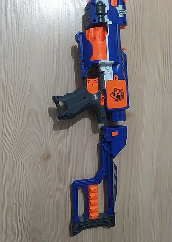 Mavi-Koyu Turuncu Oyuncak Tüfek - Görsel 2