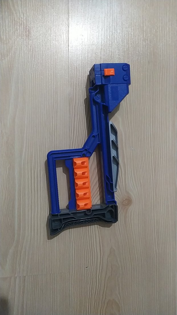 Mavi-Koyu Turuncu Oyuncak Tüfek - Görsel 3