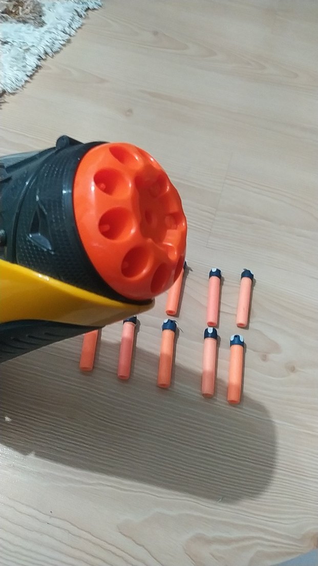 Renkli Sarı Oyuncak Tabanca - Görsel 4