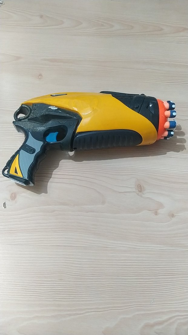 Renkli Sarı Oyuncak Tabanca - Görsel 2