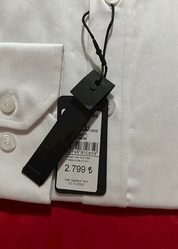 m Beden beyaz Renk Beyaz Uzun Kollu slim Fit Erkek Gömlek