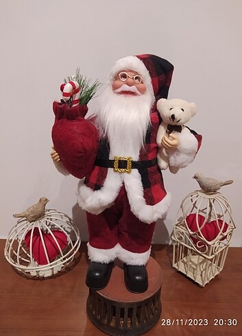 2 adet Noel Baba , 30 cm