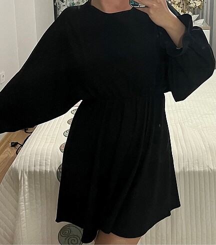 m Beden siyah Renk Zara uzun kollu elbise
