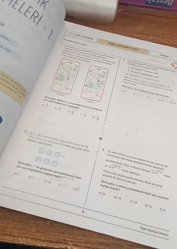  Beden Renk TYT Matematik Branş Denemeleri 15x40